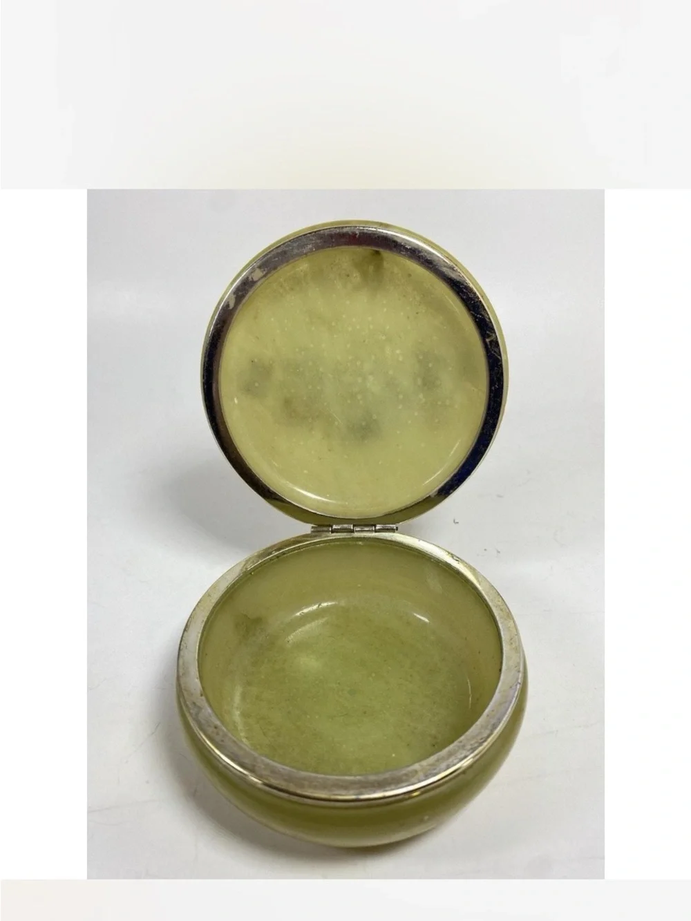 Vintage Alabaster Trinket Box
